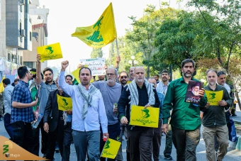 بزرگداشت شهید سیدحسن نصرالله  و اقامه نماز جمعه تهران به امامت رهبر معظم انقلاب  42