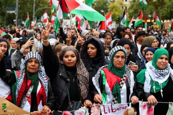  تظاهرات‌های گسترده در سراسر دنیا در حمایت از فلسطین و لبنان 14
