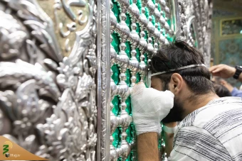 تشرف جمعی از جانبازان لبنانی به حرم مطهر رضوی 2