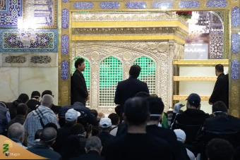 تشرف جمعی از جانبازان لبنانی به حرم مطهر رضوی 7