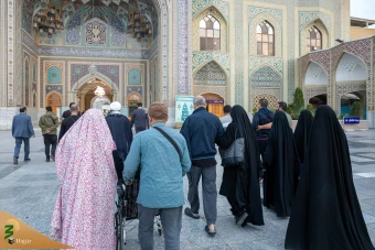 تشرف جمعی از جانبازان لبنانی به حرم مطهر رضوی 10