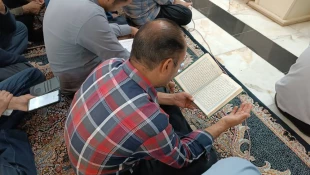 برگزاری دعای کمیل در خیمه‌گاه حسینی 4