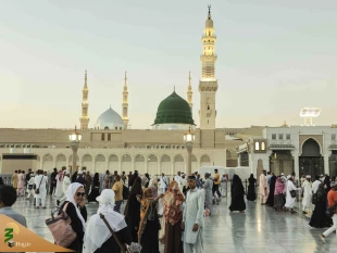حضور زائران در مسجدالنبی و قبرستان بقیع 5
