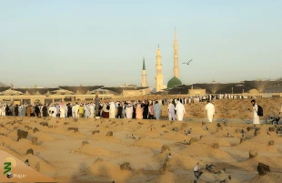 حضور زائران در مسجدالنبی و قبرستان بقیع 6