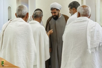 احرام عمره گزاران ایرانی در مسجد شجره 13