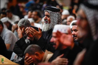 مراسم عزاداری شهادت حضرت فاطمه سلام‌الله‌علیها در حرم مطهر علوی 2