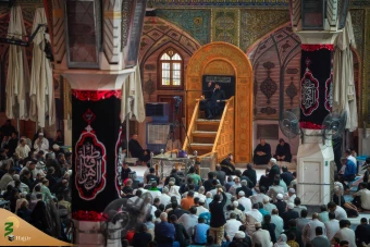 مراسم عزاداری شهادت حضرت فاطمه سلام‌الله‌علیها در حرم مطهر علوی 5