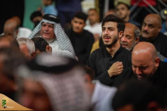 مراسم عزاداری شهادت حضرت فاطمه سلام‌الله‌علیها در حرم مطهر علوی 6