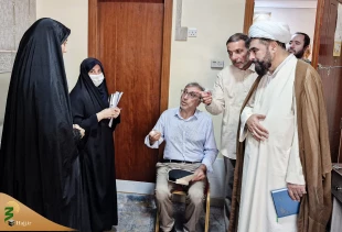 بازدید مسئولان حج و زیارت از مرکز پزشکی حج و زیارت در مدینه منوره 3