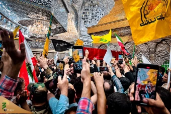 تشییع پیکر شهید سردار نیلفروشان در نجف اشرف و کربلای معلی  5