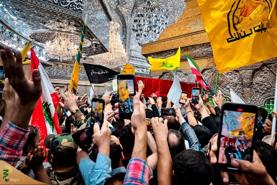 تشییع پیکر شهید سردار نیلفروشان در نجف اشرف و کربلای معلی  5