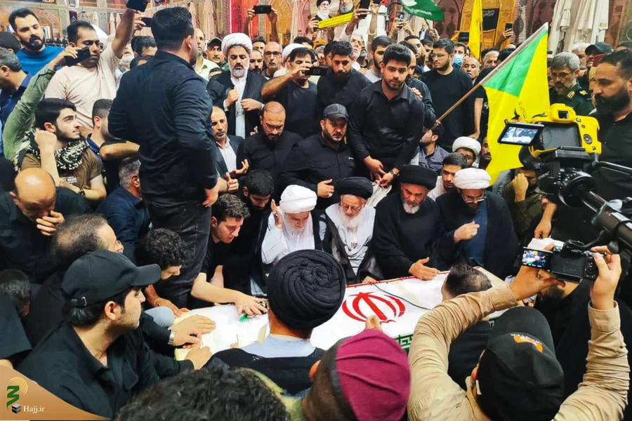 تشییع پیکر شهید سردار نیلفروشان در نجف اشرف و کربلای معلی  6