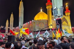 تشییع پیکر شهید سردار نیلفروشان در نجف اشرف و کربلای معلی  7