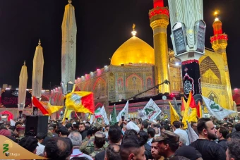 تشییع پیکر شهید سردار نیلفروشان در نجف اشرف و کربلای معلی  7