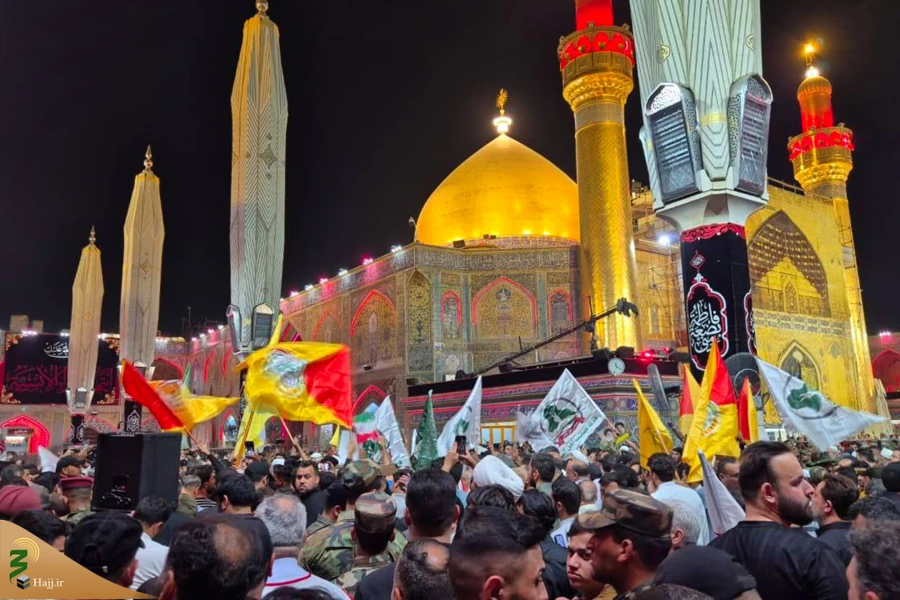تشییع پیکر شهید سردار نیلفروشان در نجف اشرف و کربلای معلی  7