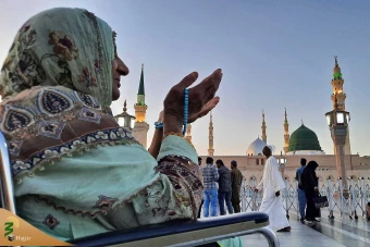حضور زائران در مسجدالنبی و قبرستان بقیع 4