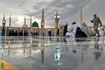حضور زائران در مسجدالنبی و قبرستان بقیع 8