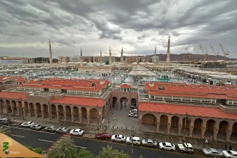 حضور زائران در مسجدالنبی و قبرستان بقیع 9