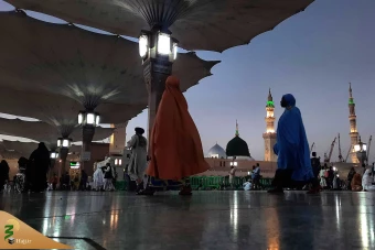 حضور زائران در مسجدالنبی و قبرستان بقیع 10