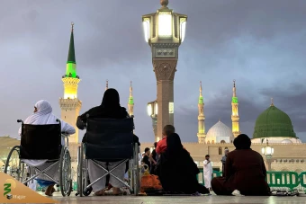 حضور زائران در مسجدالنبی و قبرستان بقیع 17