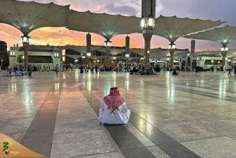حضور زائران در مسجدالنبی و قبرستان بقیع 18