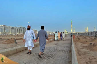 حضور زائران در مسجدالنبی و قبرستان بقیع 24