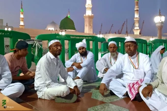 حضور زائران در مسجدالنبی و قبرستان بقیع 12