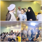 دیدار مسئول دفتر نمایندگی بعثه مقام معظم رهبری در نجف اشرف با کاروان کودکان اوتیسم 2