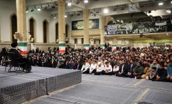 رهبر انقلاب در دیدار هزاران نفر از دانش‌آموزان و دانشجویان:

رژیم صهیونیستی و آمریکا پاسخ دندان‌شکن دریافت خواهند کرد 2