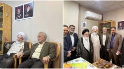 دیدار مسئول دفتر نمایندگی بعثه در نجف با نماینده مقام معظم رهبری در کشور عراق
 2