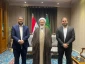 دیدار مسئول دفتر نمایندگی بعثه در نجف اشرف با آقای علی صاحب الجبوری تولیت مسجد کوفه 2
