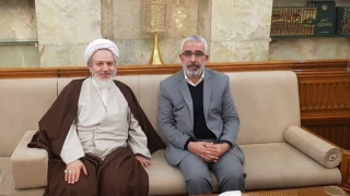 دیدار مسئول دفتر نمایندگی بعثه در نجف با تولیت آستان مقدس علوی
