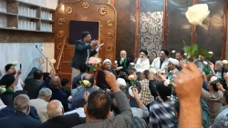 مراسم ویژه ولادت حضرت زینب (س) در حرم حضرت عباس (س) برگزار شد. 4