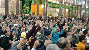 مراسم جشن میلاد حضرت زینب (س) در حرم امام حسین (ع)