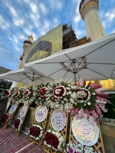مراسم جشن میلاد حضرت زینب(س) در حرم امیرالمومنین (ع) +فیلم
