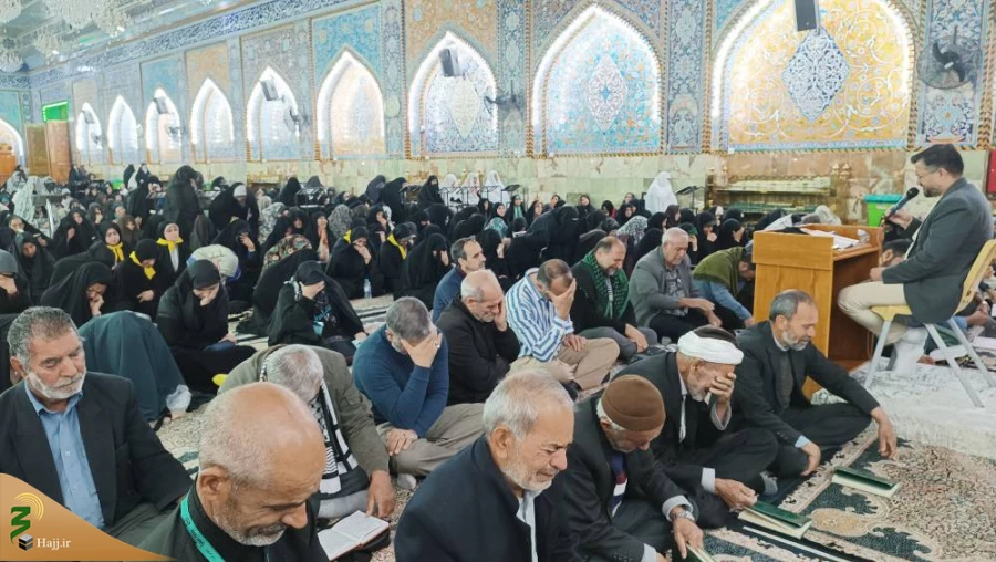 ندای دعای ندبه زائران ایرانی در خیمــه‌گاه امام حسین(ع) طنین انداز شد 6