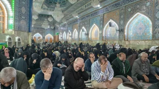 ندای دعای ندبه زائران ایرانی در خیمــه‌گاه امام حسین(ع) طنین انداز شد 12