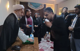 دیدار کاروانی از جامعه قرآنی لرستان با مسئول دفتر نمایندگی بعثه مقام معظم رهبری در عراق 2