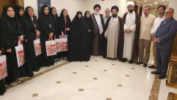 تجلیل مسئول دفتر نمایندگی بعثه در مدینه از پرستاران 2