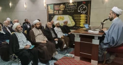 گردهمایی روحانیون و مداحان کاروان های عتبات عالیات در کربلای معلی برگزار شد 2