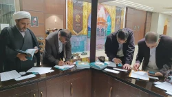 گردهمایی روحانیون و مداحان کاروان های عتبات عالیات در کربلای معلی برگزار شد 4