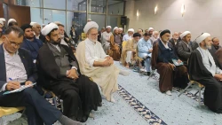 گردهمایی روحانیون و مداحان کاروان های عتبات عالیات در کربلای معلی برگزار شد 8
