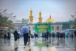 بارش باران در کربلای معلی 2