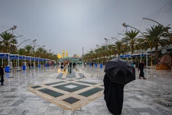 بارش باران در کربلای معلی 3