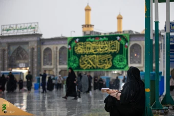 بارش باران در کربلای معلی 6
