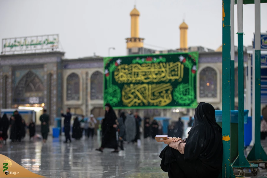 بارش باران در کربلای معلی 6