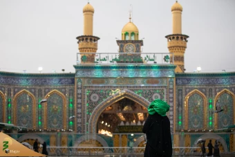 بارش باران در کربلای معلی 4