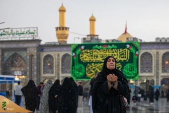 بارش باران در کربلای معلی 11