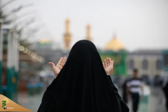 بارش باران در کربلای معلی 5