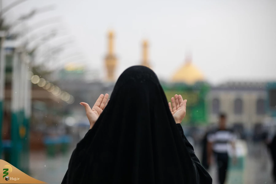 بارش باران در کربلای معلی 5